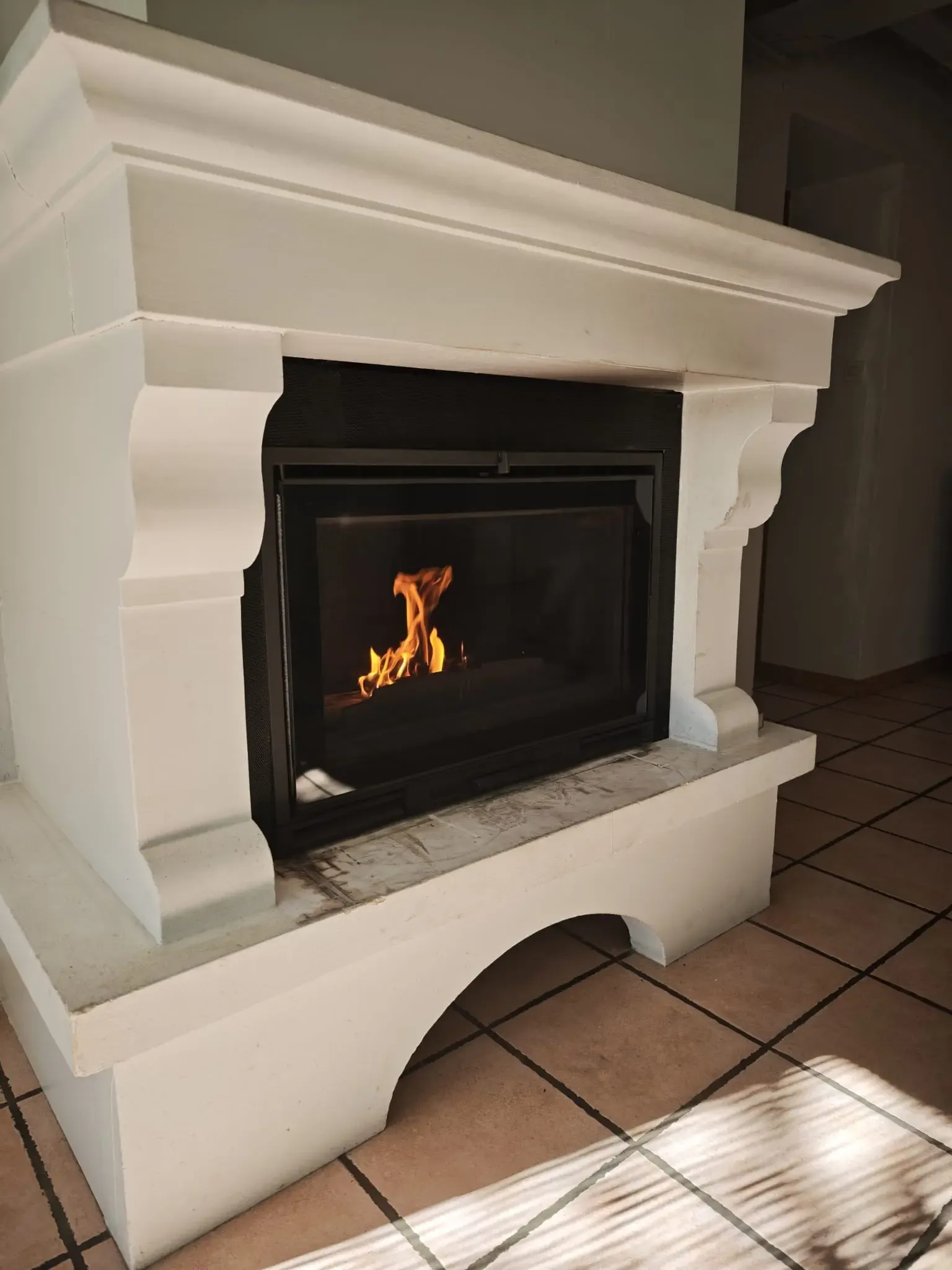 Rénovation cheminée à bois