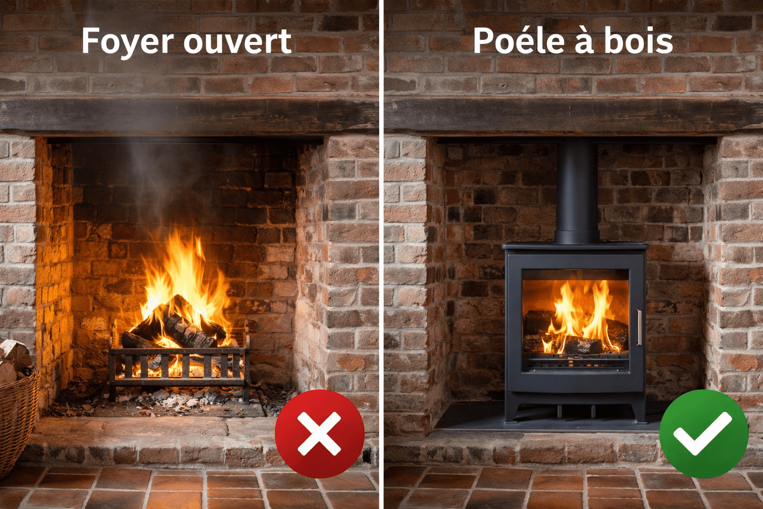 Pourquoi installer un poêle à bois dans une cheminée à foyer ouvert ?