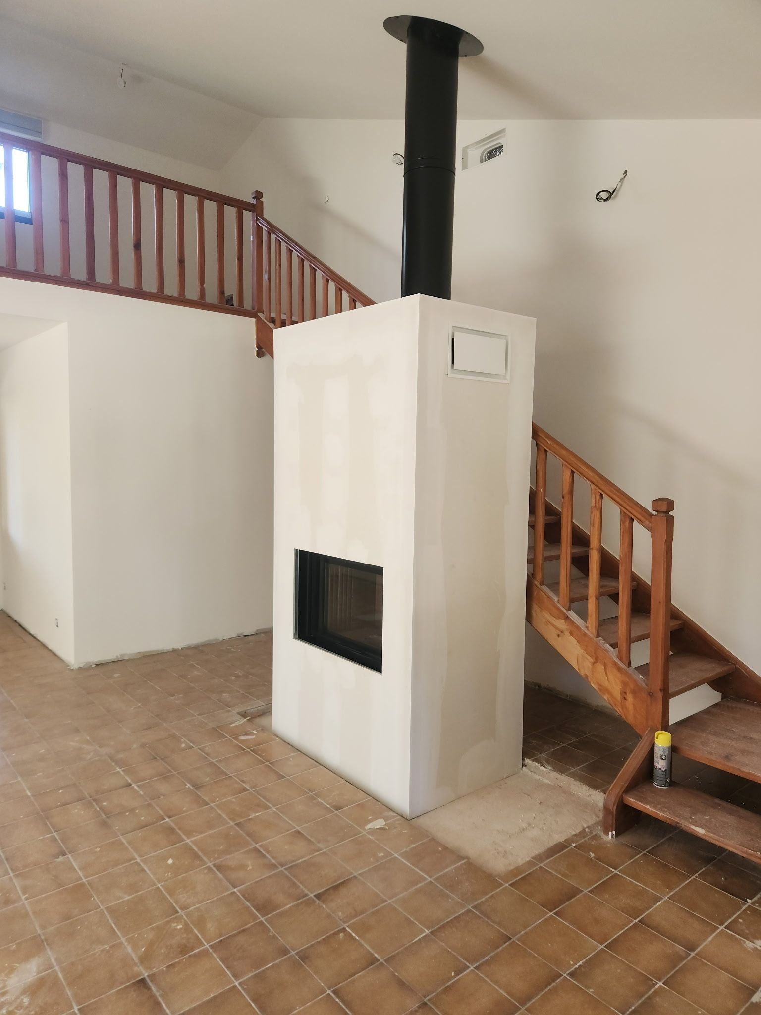 Cheminée sur mesure complète