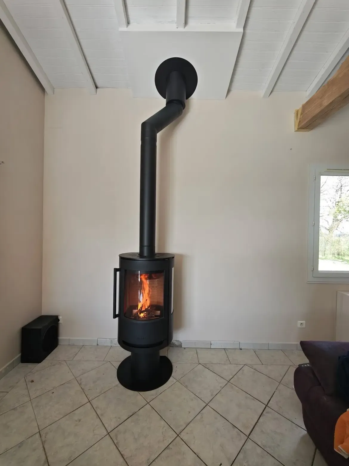 Poêle Seguin 3 vitres