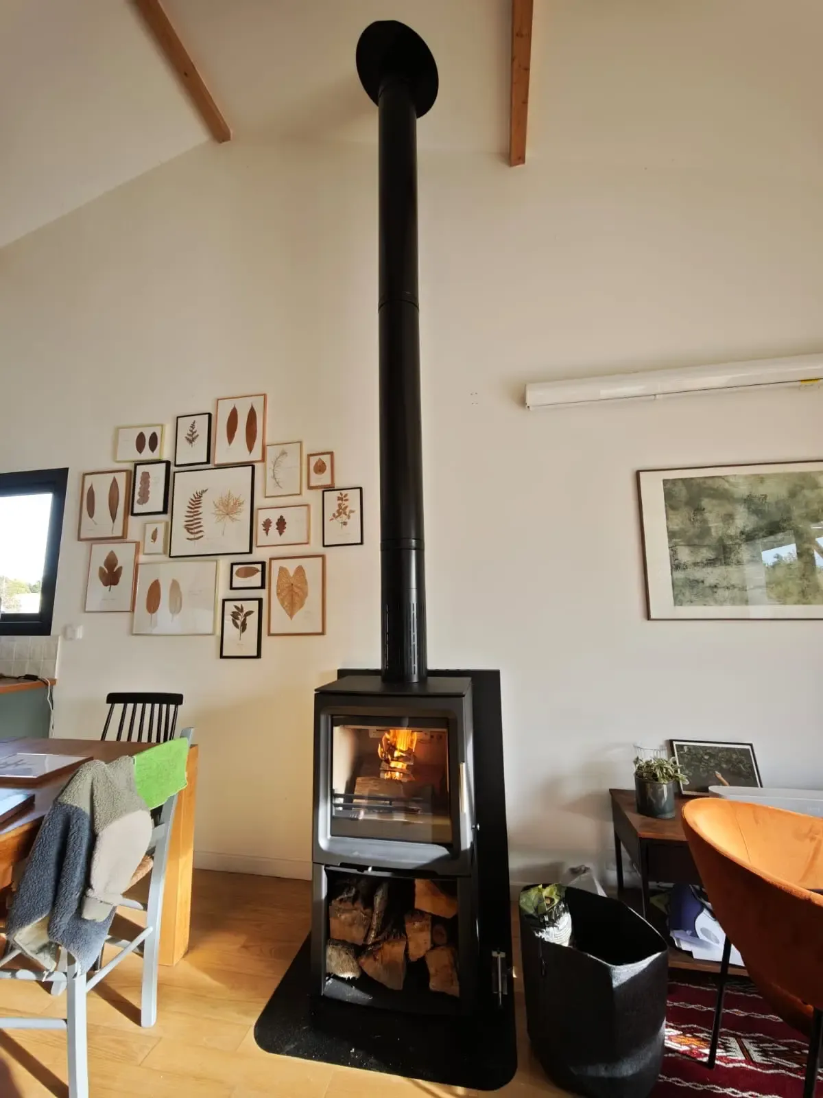 Installation poêles à bois