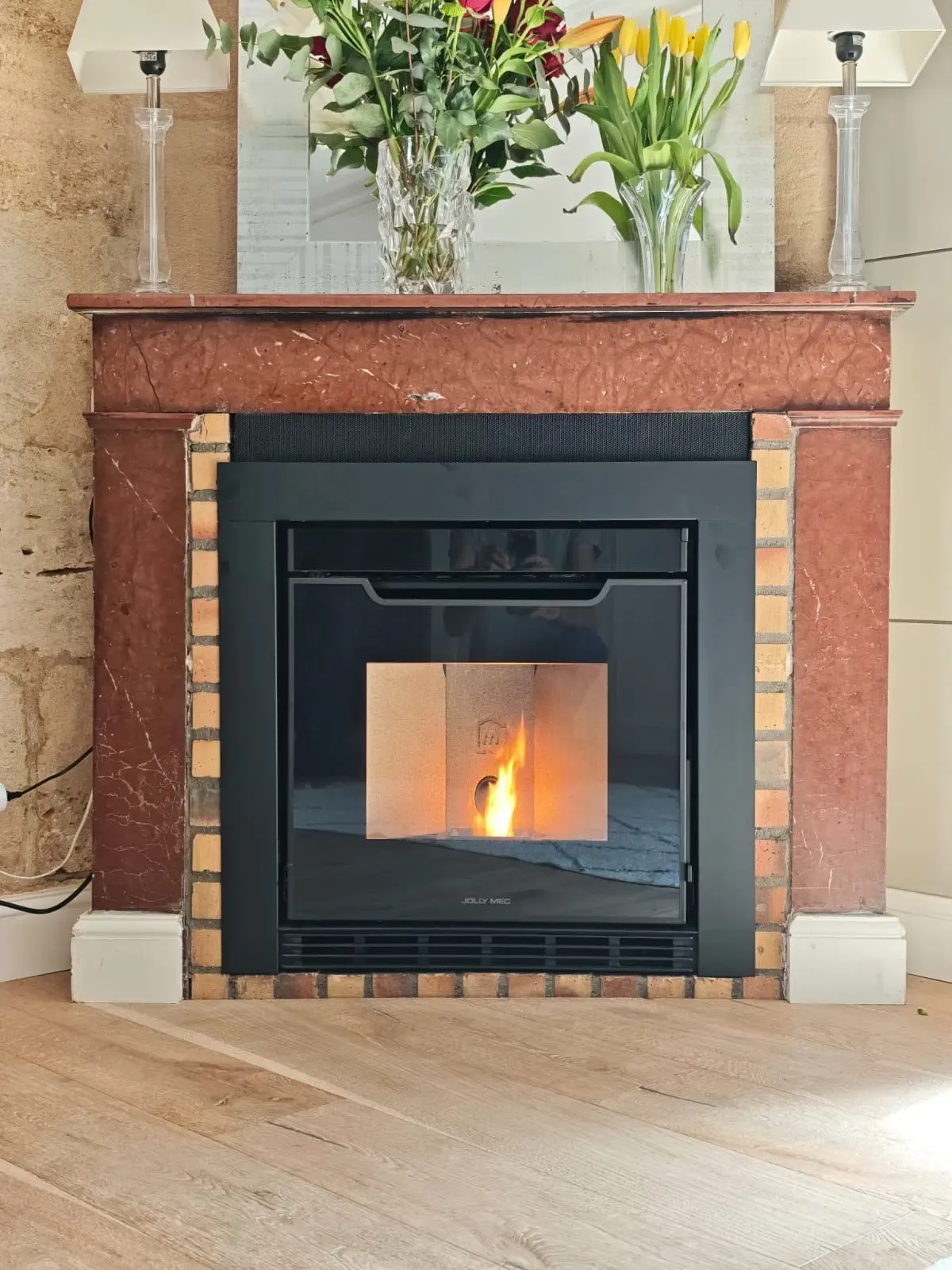 Cheminée bordelaise rénovée